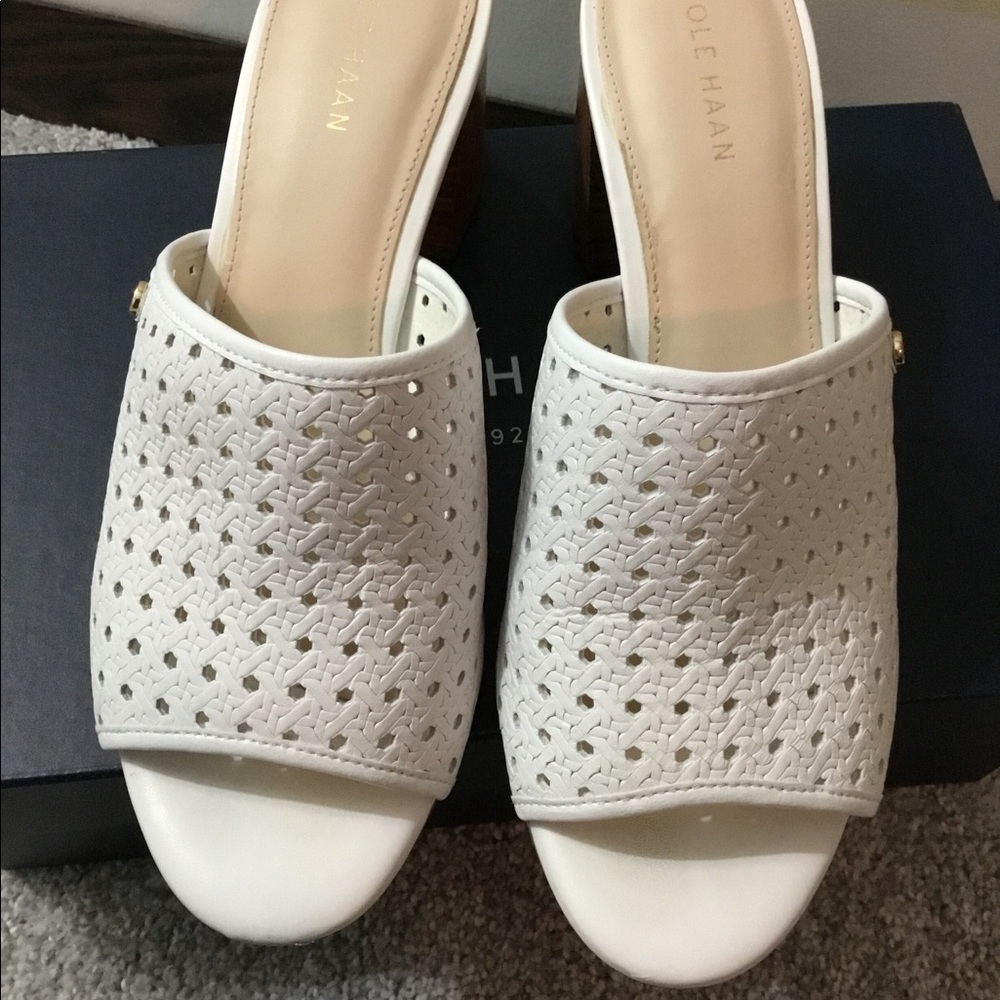 Cole Haan true white leather mule - Picture 6 of 15